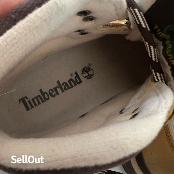 Timberland Women's Beige Ankle Hiking Boots Size 6.5 - Picture 7 of 9